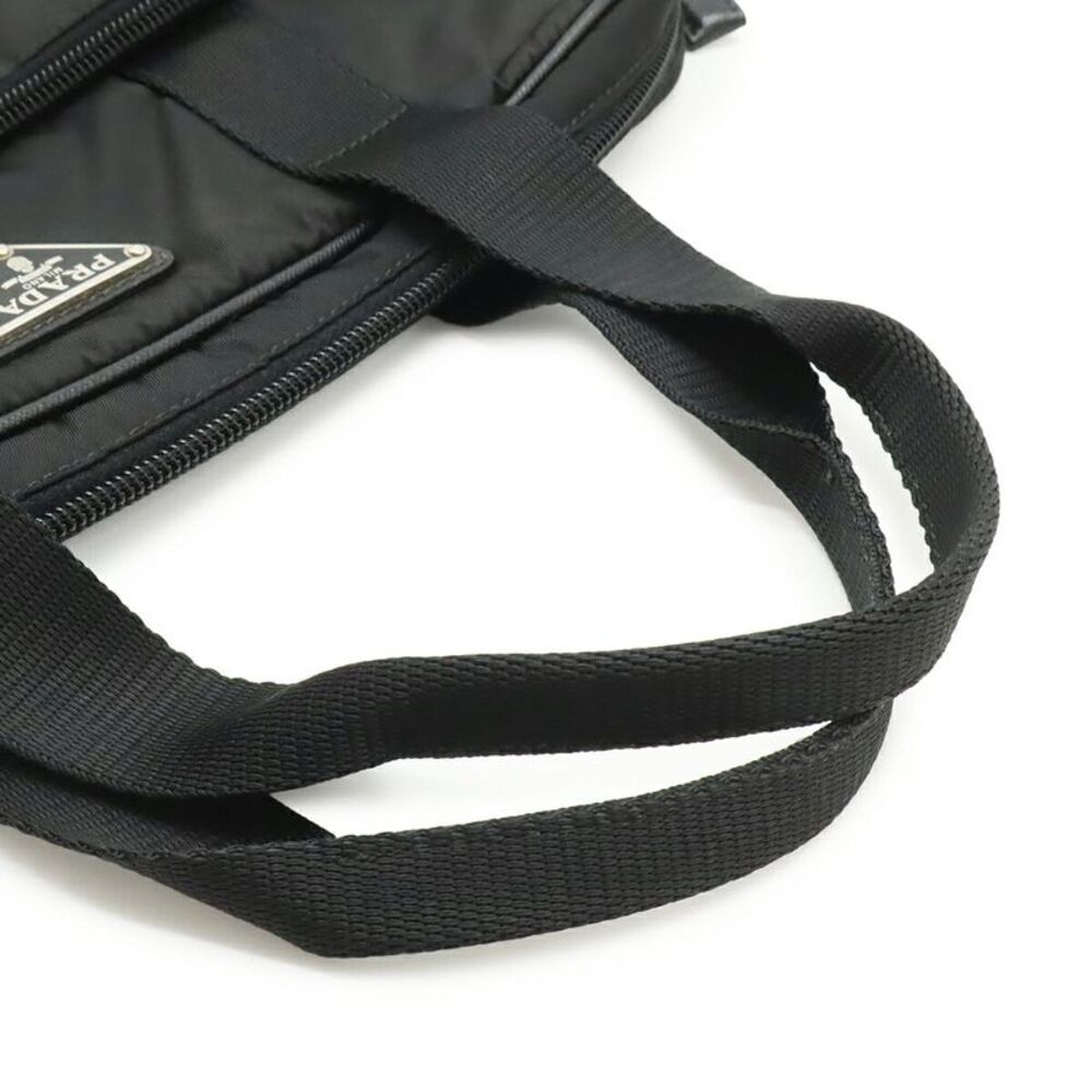 Prada Nylon Leather Triangle Logo Briefcase - Picture 4 of 8